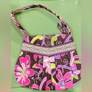 Vera Bradley Floral Mini Bag - Pink/purple/green “Purple Punch” NWOT